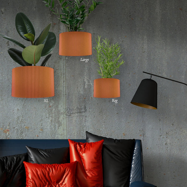 Ribbed Wall Planter