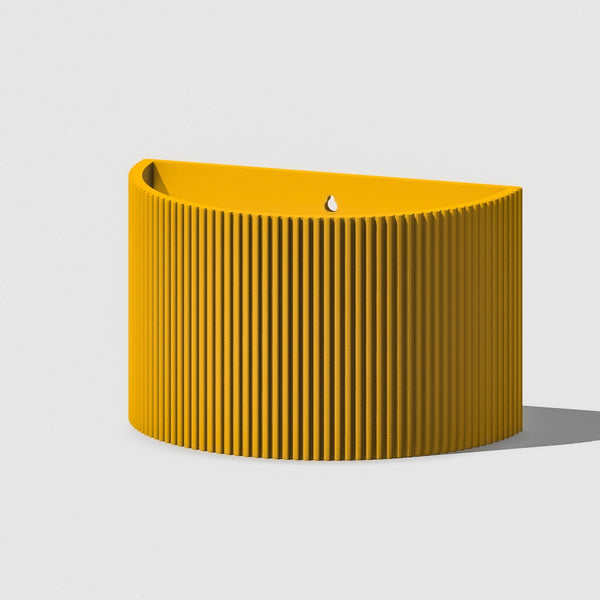 Ribbed Wall Planter