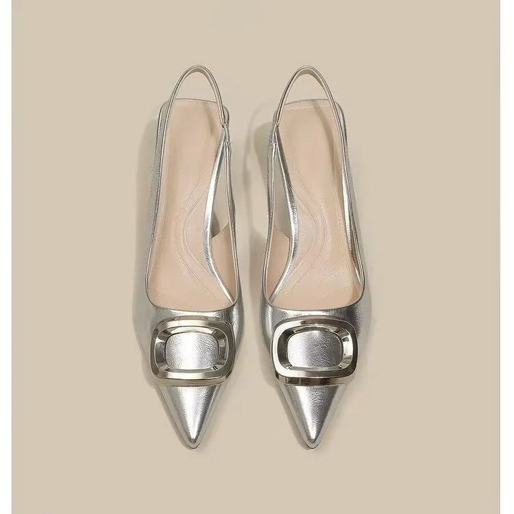Slingback Pointed Toe Pumps