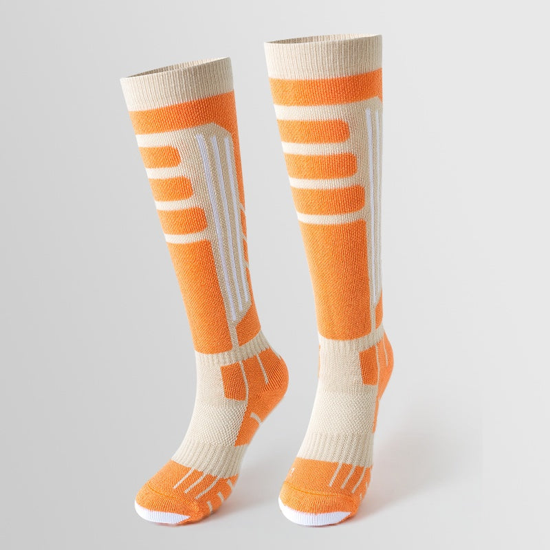 Sport's House women's outdoor thick looped warm Merino wool ski socks