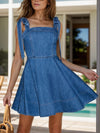 Temperament Commuting Fashion Strap Denim Women's Dress
