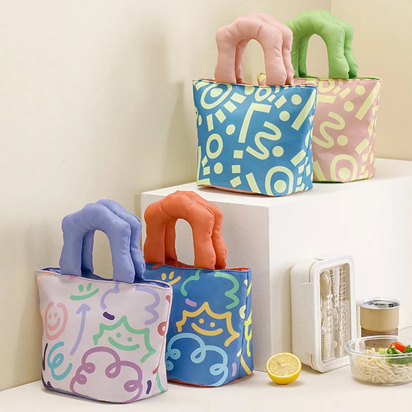 Thickened aluminum foil lunch bag for primary school students with insulated food