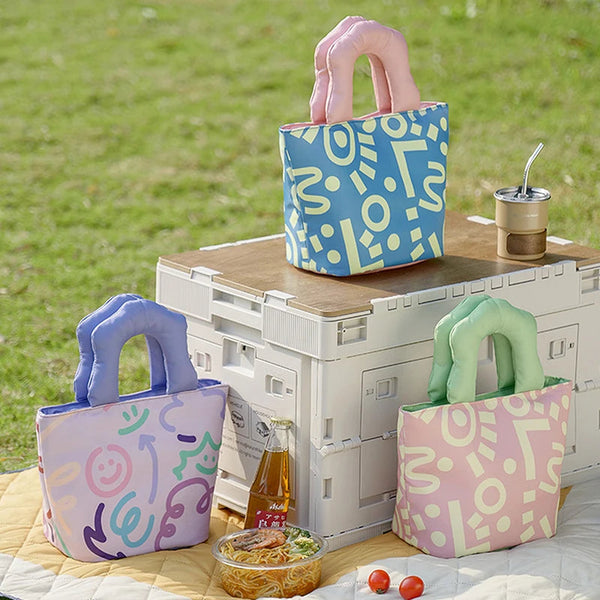 Thickened aluminum foil lunch bag for primary school students with insulated food