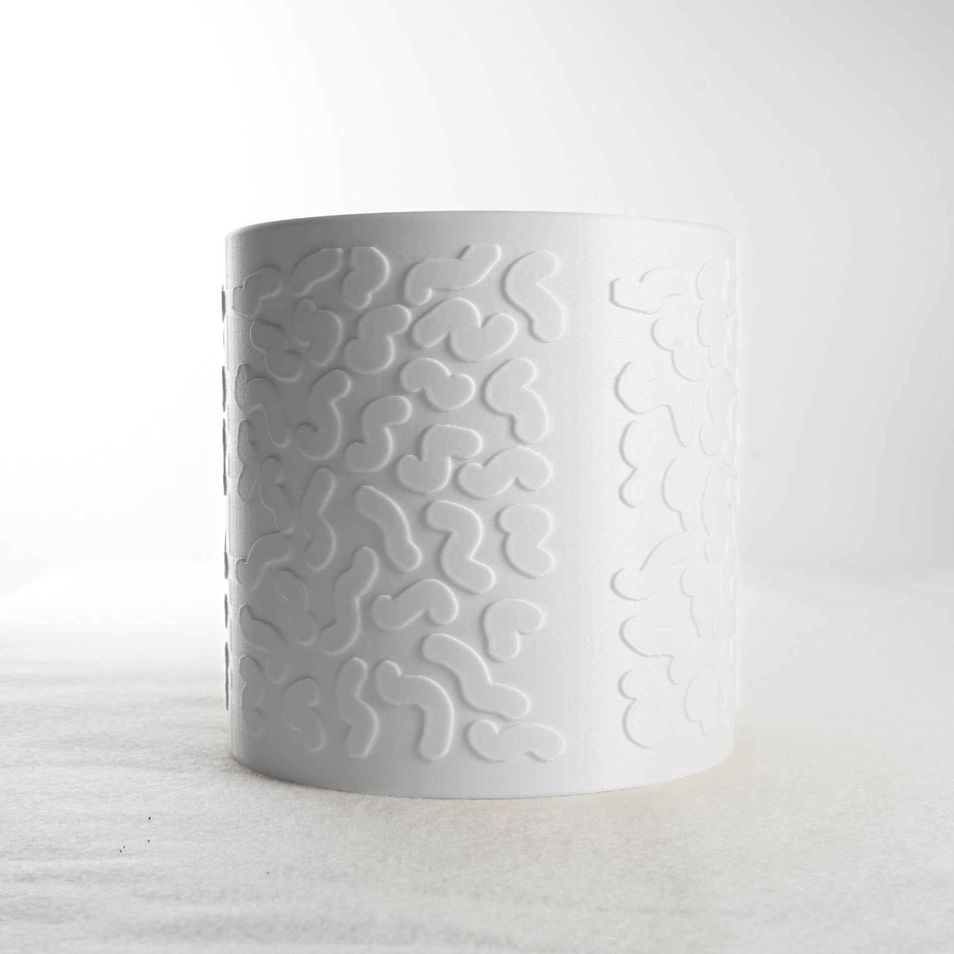 Tiny Squiggle Cheetah Planter Pot, With Drainage & Drip Tray