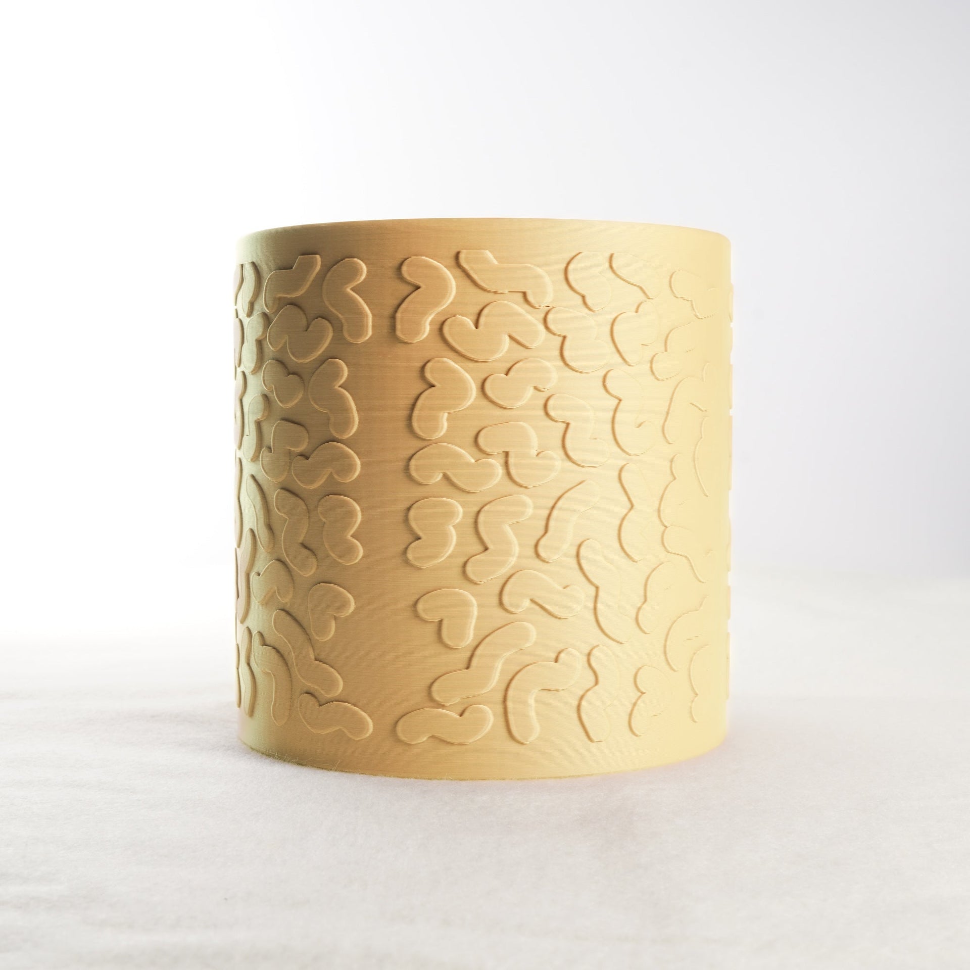 Tiny Squiggle Cheetah Planter Pot, With Drainage & Drip Tray