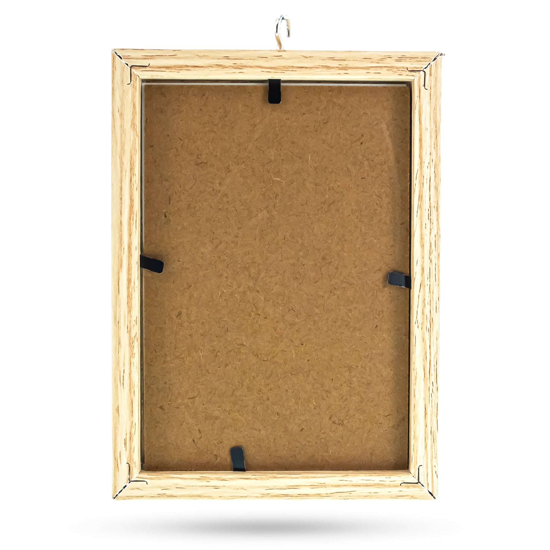 Heart-Shaped Hanging Photo Picture Frame and Black Metal Ornament Stand 9.75 Inches