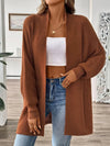 Women's simple and fashionable loose sweater cardigan
