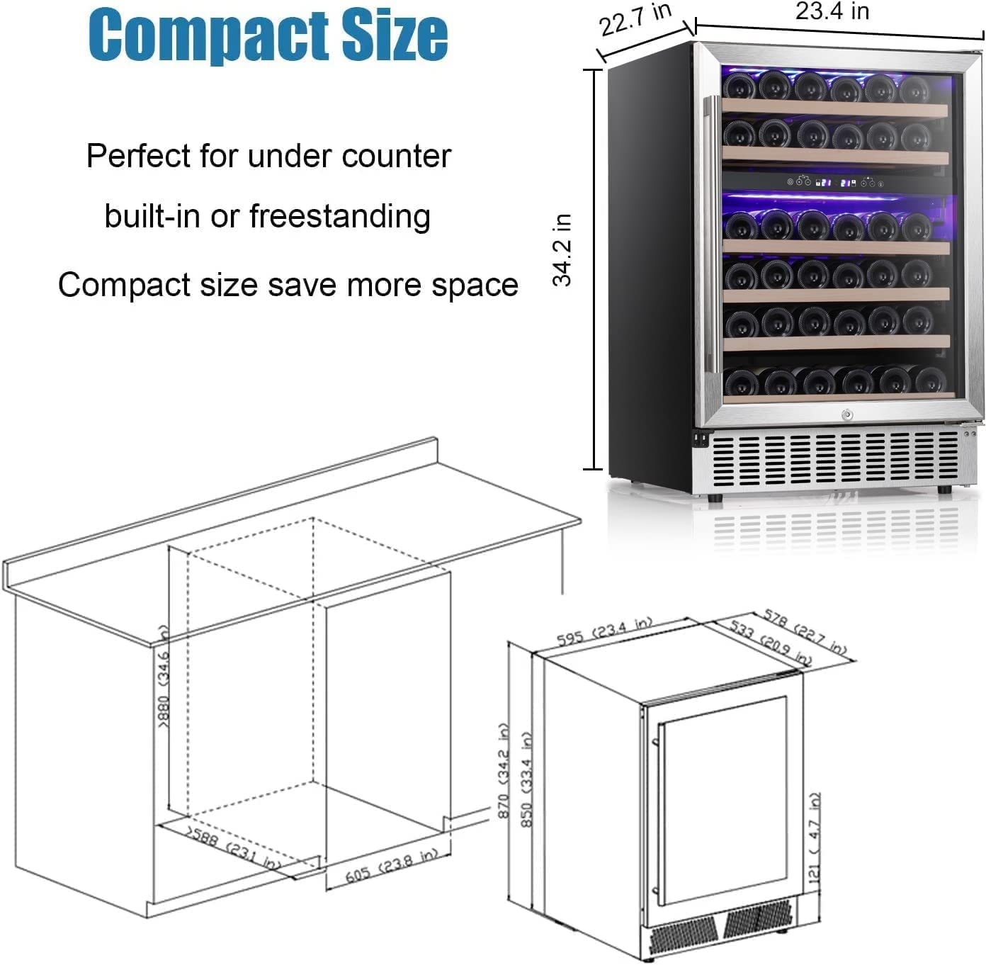 15 Inch  Beverage Refrigerator W5185B